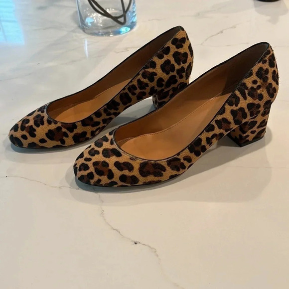 J. Crew Heels in Calf Hair - Picture 2 of 7